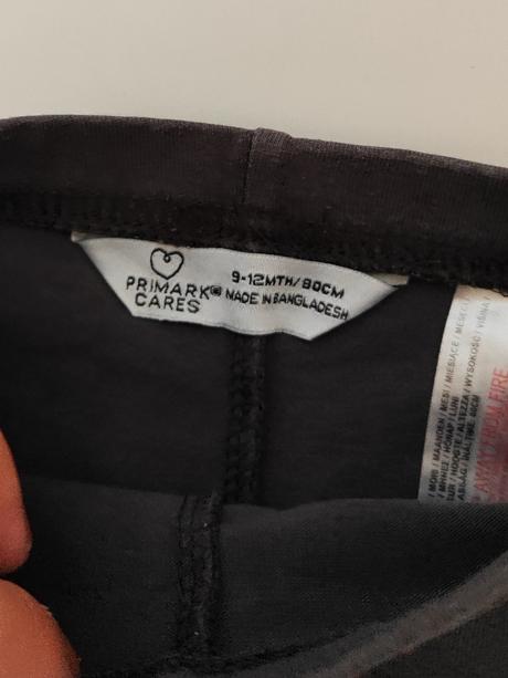 Trištvrťové legínky, primark,80