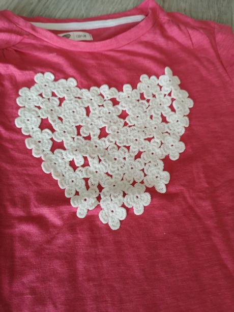 Tričko s cipkovanou výšivkou, pepco,122