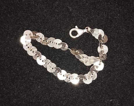 Náramok zo sterlingového striebra ag 925/1000, 