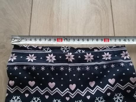 Zateplené legíny vianočný zimný motív, lupilu,116