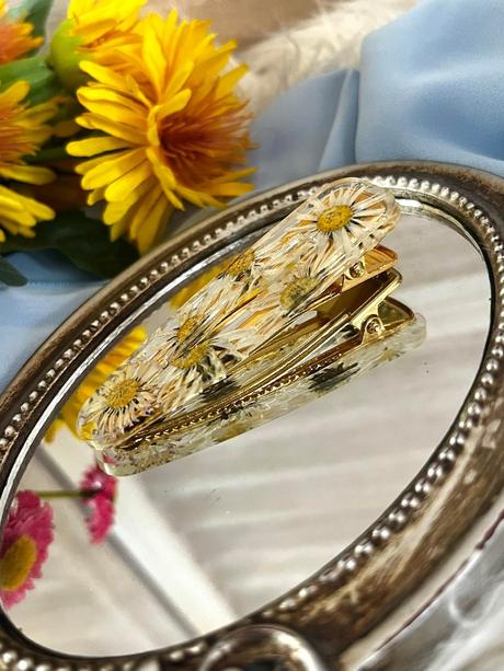 Ručne vyrobené živicové sponky do vlasov, 