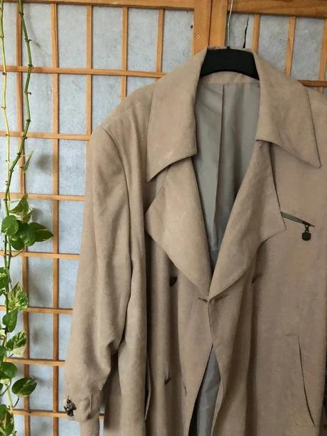 Béžový dlhý kabát/ jesenný dlhý kabát/ zimný kabát, reserved,44