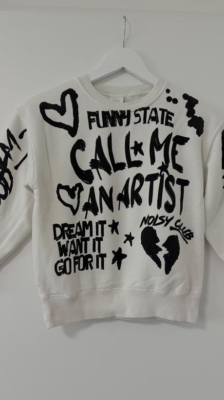 Mikina s nápismi, zara, zara,134