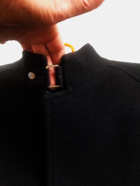 Luxusný pánsky vlnený 3/4 kabát, xl