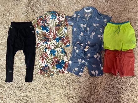 Balík chlapčenského letného oblečenia 104, 104–116