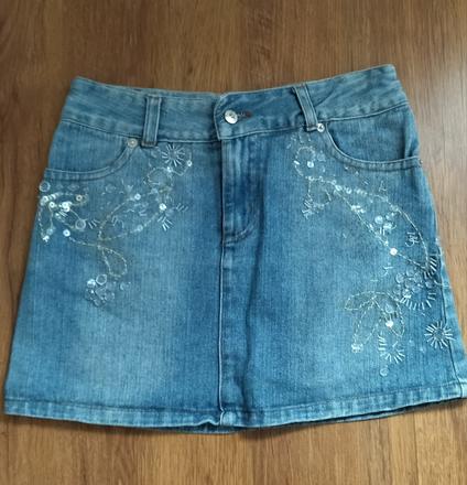 Jeansová sukňa, xs