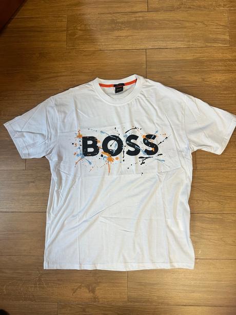 Biele pánske tričko boss, hugo boss,xl