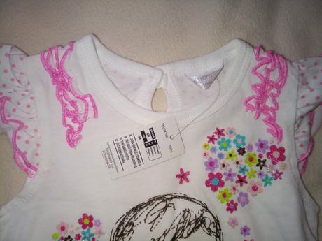 Krasne rozkosne saty alebo tunika s dievcatkom, 68