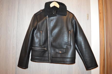 Chlapčenská koženková bunda, zara,164