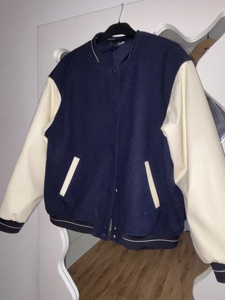 Koženková bomberka h&m m/l, h&m,m