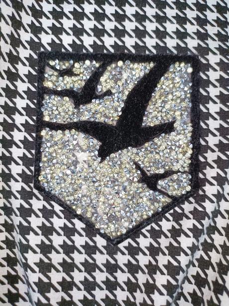 Šaty voga italia kohútia stopa, 98