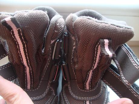 Hnedo-ružové nepremokavé zimné topánočky, dei-tex,21