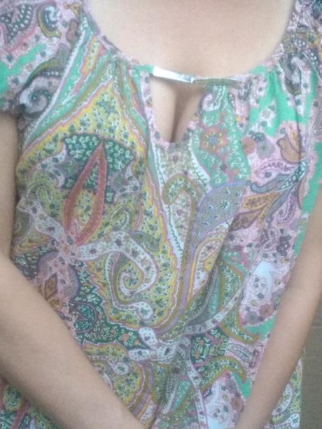 Pestrofarebná blúzka uni, 