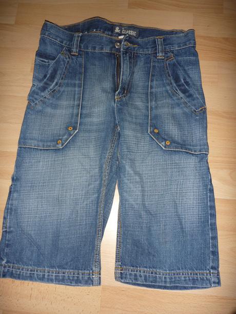 Riflové kraťasy, h&m,146