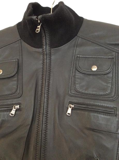 Kožená bunda z teľacej kože, l