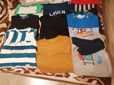 13ks tričiek s dlhým rukávom, f&f,86