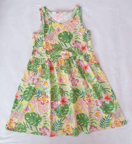 Dievčenské šaty s kvietkami, h&m,110 - 140