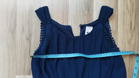 Tmavomodré šaty 152, c&a,152