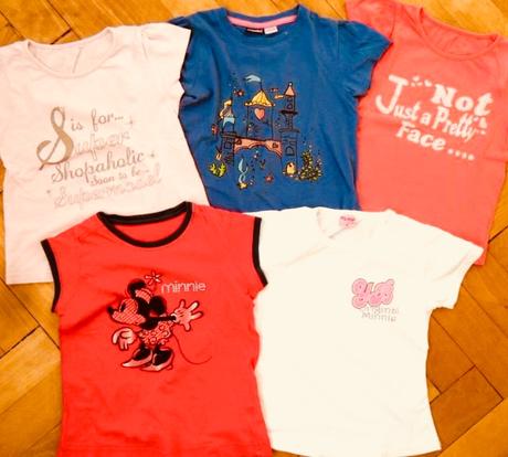 5 ks tričiek, disney,110
