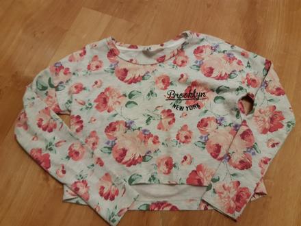 Mikinovy crop top, h&m,146