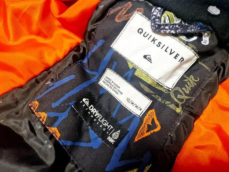 Krasna unisex lyziarska bunda zn.quiksilver 10r., quiksilver,140