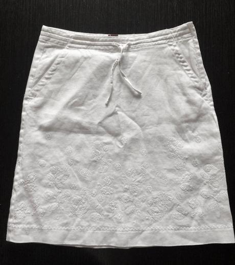 H&m l.o.g.g. vyšívaná ľanová sukňa ve.140, h&m,140