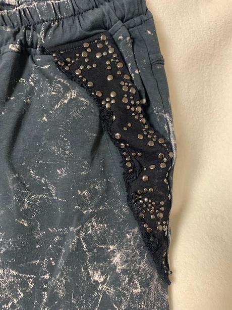 Modrosivá batikovaná tepláková súprava, m