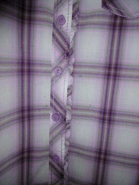 Károvaná košeľo-blúza, h&m,158