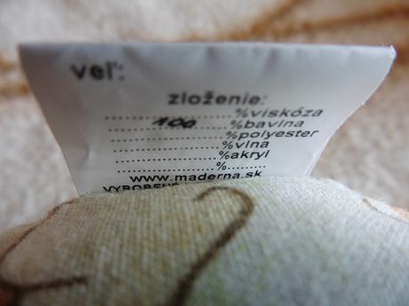 Látková loptička pre najmenších zn. maderna,