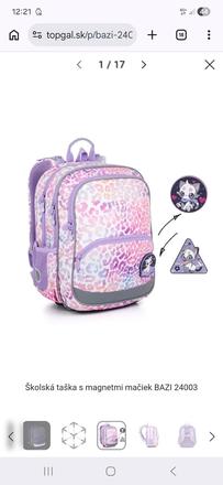 Topgal skolska taska, 