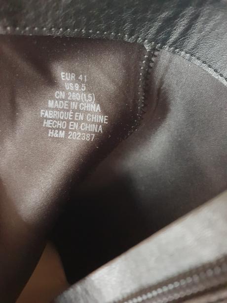 Vysoké poltopánky, h&m,39