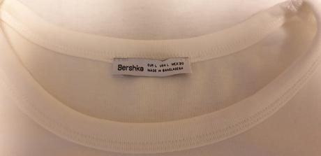 Tricko s kratkym rukavom, bershka,l
