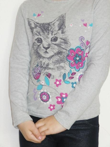 Tričko s dlhým rukávikom vel 116/122, 116