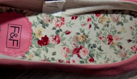 Pekné lososové balerínky, 1xobuté, f&f,38