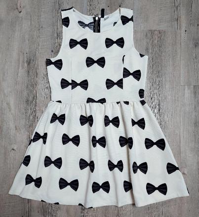 Šaty s mašličkami, h&m,m