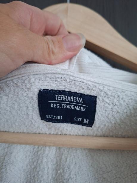 Šedá prskaná mikina na zips, m