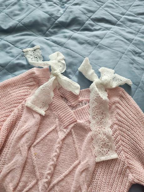 Vintage crop pulover, 36