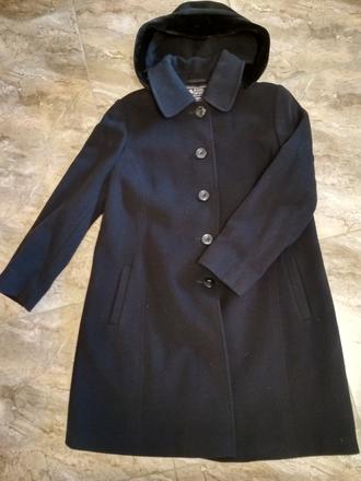 Dámsky čierny kabát, 50