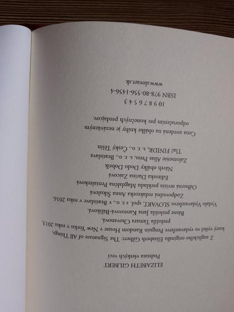 Elizabeth gilbert - podstata všetkých vecí, 