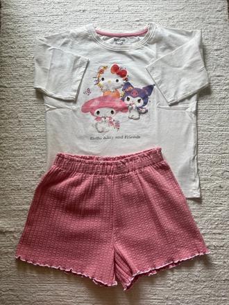 Pyzamo hello kitty, reserved,158
