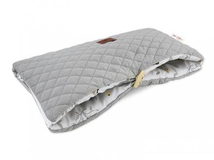 Rukávnik do kočíka, prešívaný velvet, 