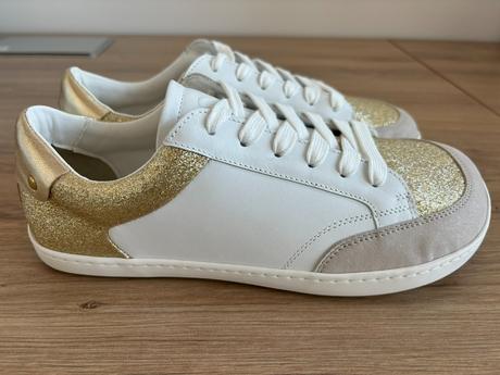 Shapen barefoot tenisky charm light gold, 39