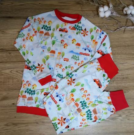 Pyžamko požiarník 128 (skladom 2ks), 128