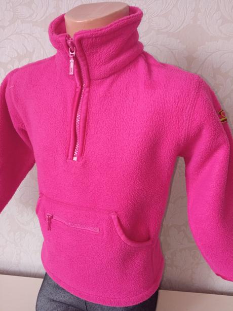 Dievčenská ružová flísová mikina (18-24 mes.), 92