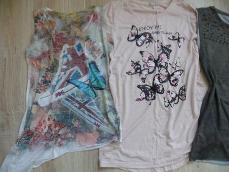 Predlžené tričká s/m 2eu/ks, s