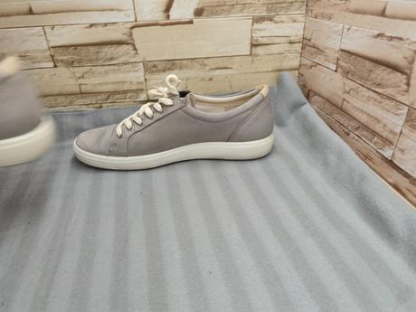 Ecco 41 - dámske kožené sivé topánky, ecco,41