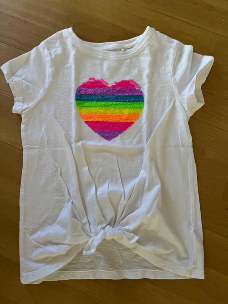 Tričko so srdiečkom, next,146