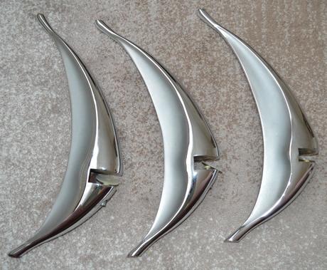 Konferenčný stolík chróm, sklo, 