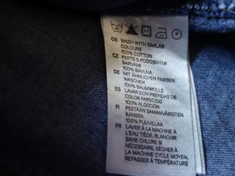 Mäkká riflová košela h&m, h&m,38