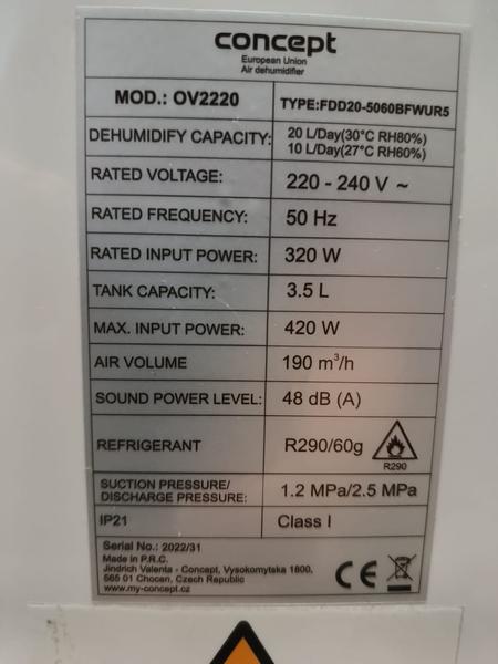 Skúsenosti s odvlhčovačom značky Concept: Ako riešiť kontamináciu?